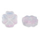 Abalorio de cristal 10mm Trébol - Lila